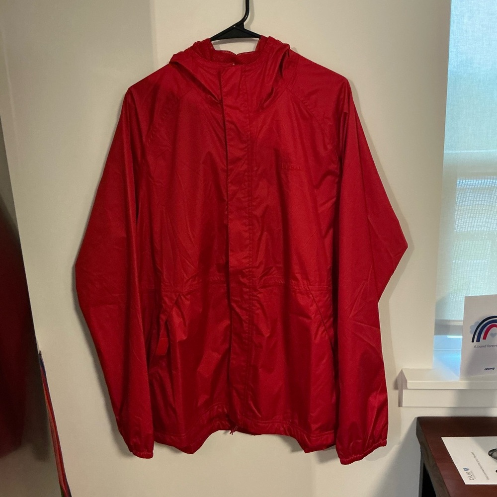 L.L. Bean Hooded Waterproof Windbreaker